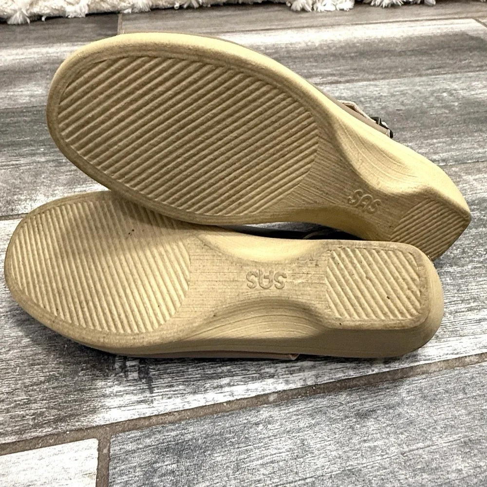 Vintage SAS Mocha Ghillie Shoes 1990's Women's 5.5 M‎ Open Walking Sandal Shoes